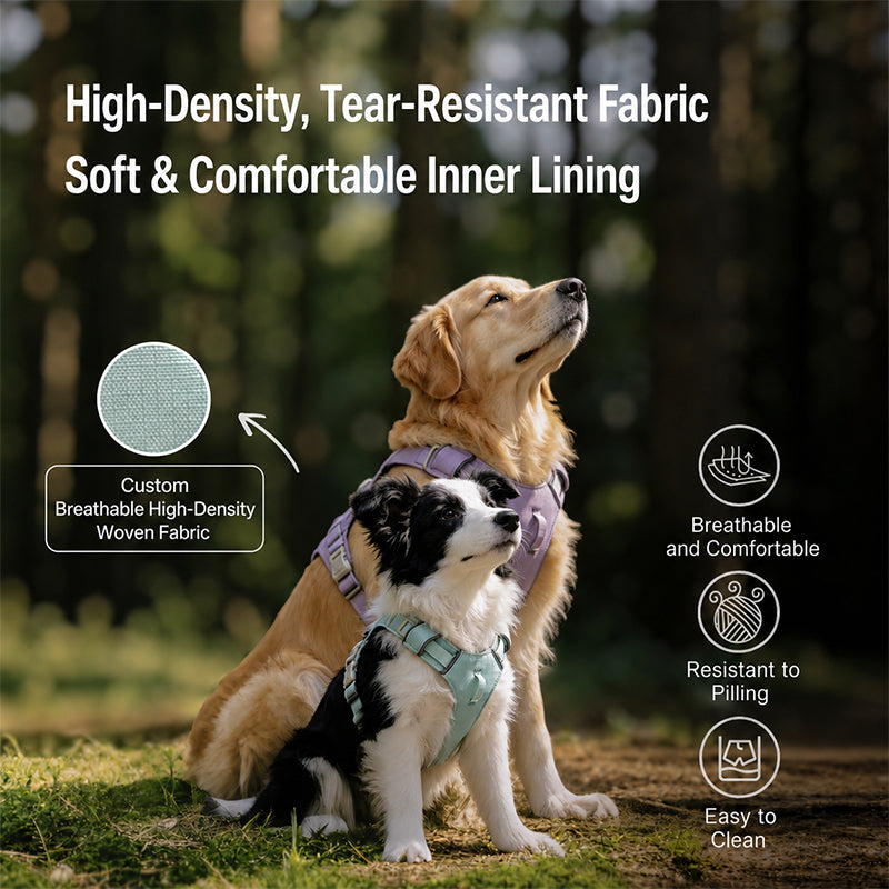 No-Pull Reflective Dog Harness | Lightweight Adjustable Walking & Training Harness for Small & Medium Dogs