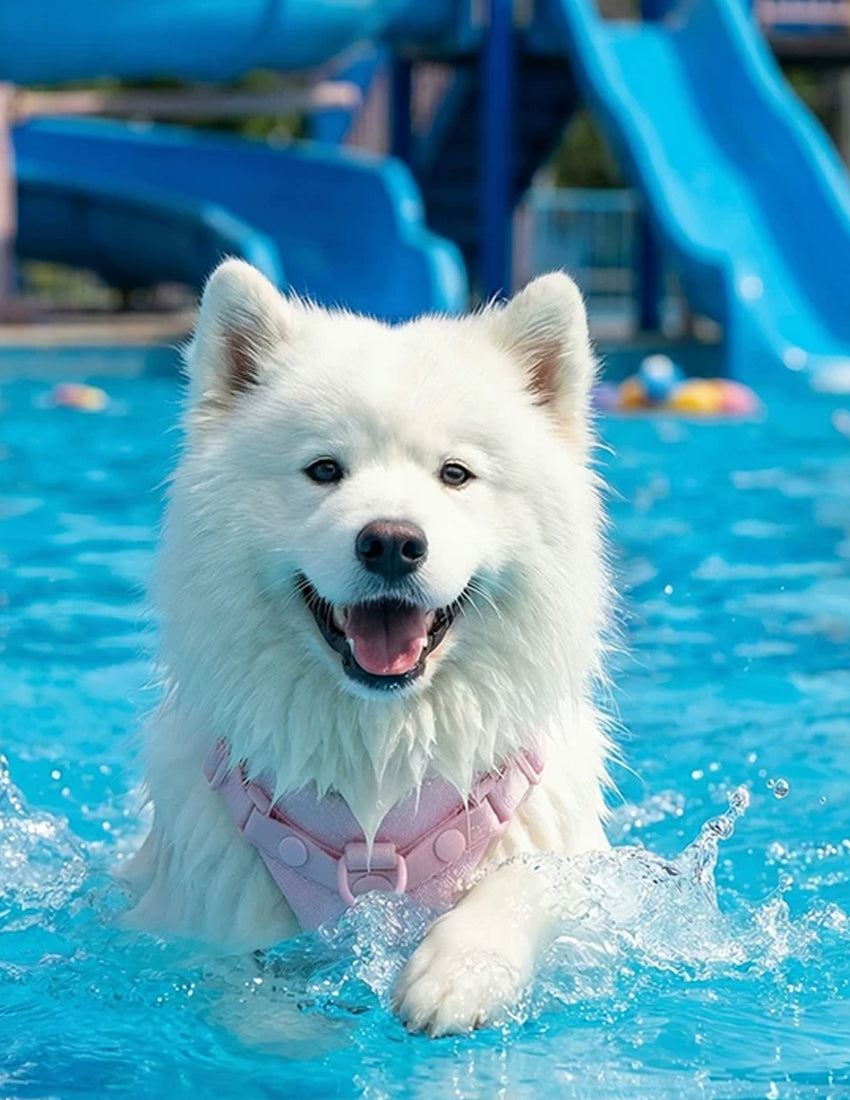 Buoyant Dog Life Jacket Harness | Adjustable Floating Vest for Small & Medium Dogs