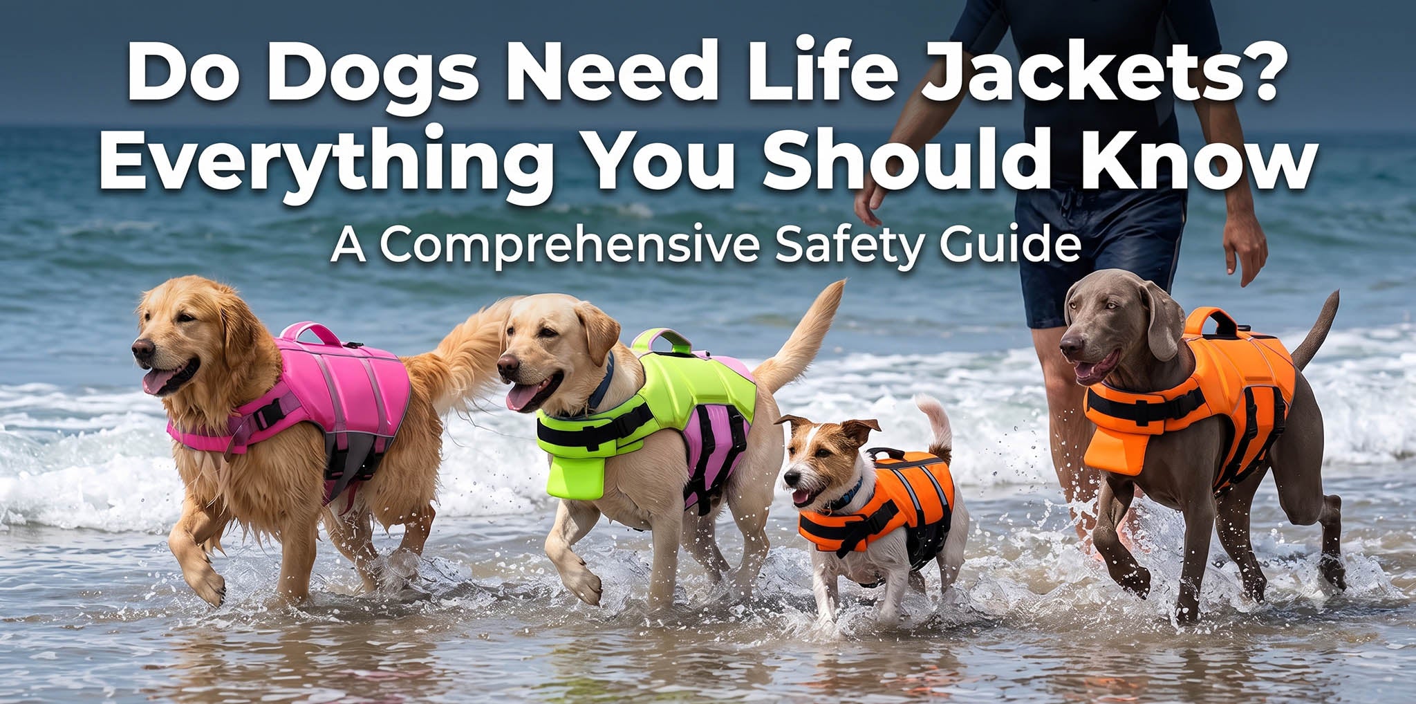 Dog life jacket for safe swimming and boating adventures