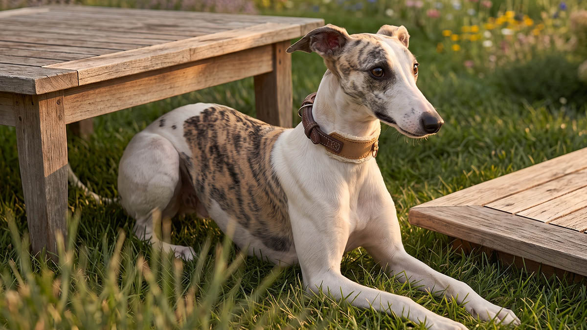 Dog collar fit check to help prevent neck hair loss and throat pressure