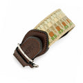Premium Cotton Webbing & Leather Dog Collar | Comfort-Fit Collar with Matching Leash Option