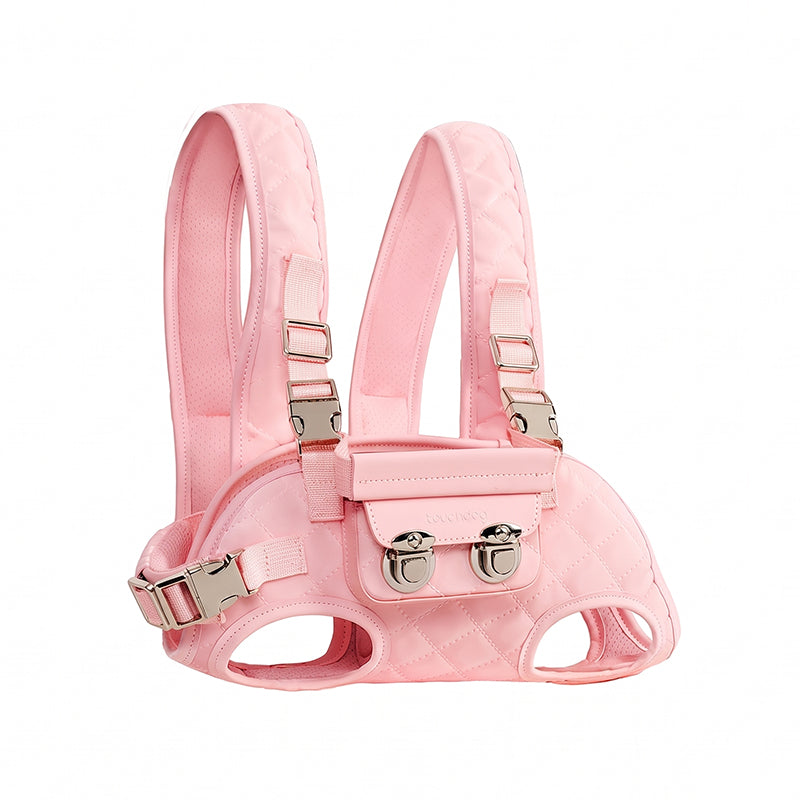 Luxury Quilted Dog Carrier Backpack | Front, Back & Handheld Pet Carrier for Small Dogs
