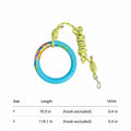 Reflective Floating Dog Leash with 360° Swivel Hook, High Visibility Rescue Rope for Life Jackets & Water Adventures