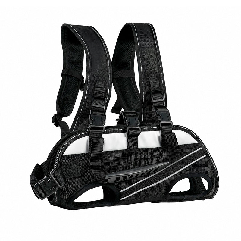 Dual-Way Shoulder Dog Carrier Backpack | Waterproof Hiking Pet Carrier with Reflective Strips for Small & Medium Dogs